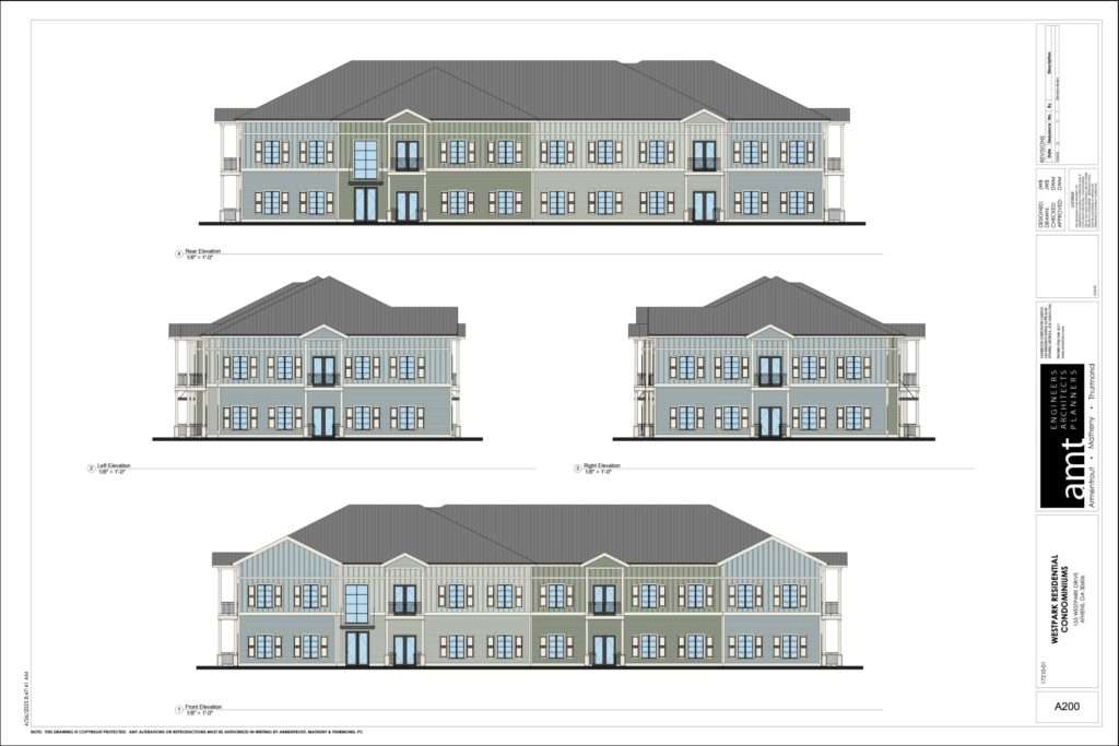 Build-ready site at 155 & 305 Westpark Drive, Athens, GA, approved for 18 luxury garden-style flats.