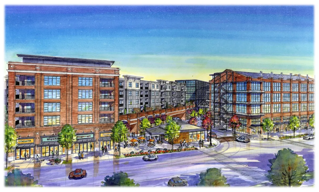 Amorino Gelato storefront at Southern Post in Downtown Roswell, GA, opening in 2024.